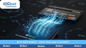 Hệ thống rút tiền 8Xbet hoạt động 24/7, xử lý giao dịch an toàn và "ting ting" về tài khoản ngân hàng của bạn chỉ sau 10-15 phút, kể cả ngày Lễ, Tết.